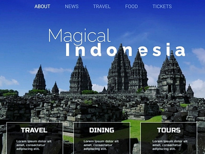 UX design for a travel website app design minimal ui ux web website