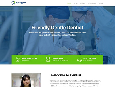 Dentist UI/UX Design app branding design logo ui ux web