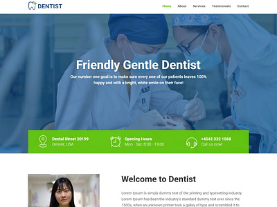 Dentist UI/UX Design