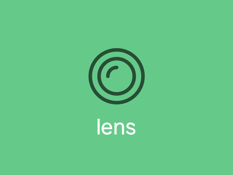 Icon for camera lens by Erol for Punch on Dribbble