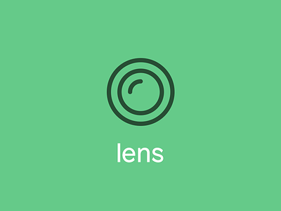 Icon for camera lens