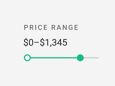 Price Range Picker