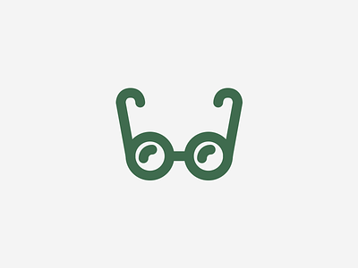 Spectacles drawing glasses green iconography icons illustration line