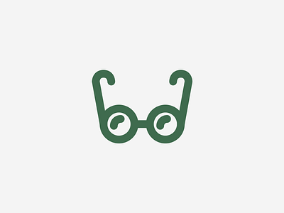 Spectacles drawing glasses green iconography icons illustration line