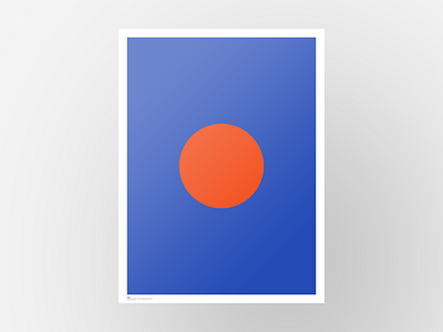 Rise Poster Series — “Sunset” graphic illustration merchandise minimal minimalist poster print sun