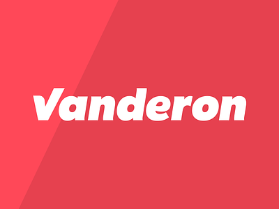 Vanderon Logo branding corporate gibson identity letterforms lettering logo mark monogram strategy vanderon wordmark