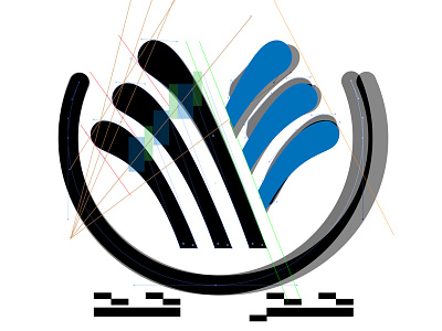 Logo Work draft draftsman draughtsman grid identity illustration layout logo refinement system