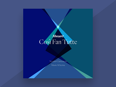 Mozart’s Così Fan Tutte album album art album artwork album cover album cover design hoefler itunes mozart quarto