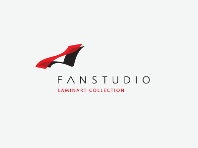 Fanstudio. Laminart collection fanstudio furniture logotype mark