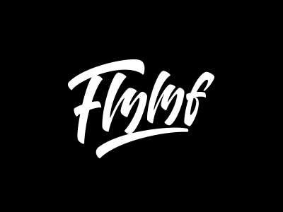 Flylyf blog custom hand drawn hand made hand writing lettering logo logotype