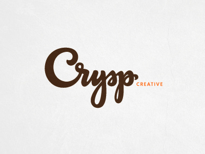 Crysp creative crysp design hand written lettering logo typography