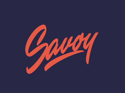 Savoy calligraphy custom graphic designer graphicdesign hand writing identity lettering lettering logo logo logotype script script logo typography леттеринг
