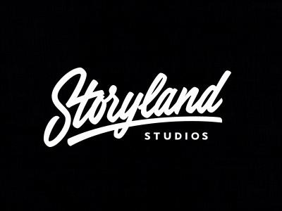 Storyland studios brush script calligraphy custom hand made hand writing lettering logo script writing