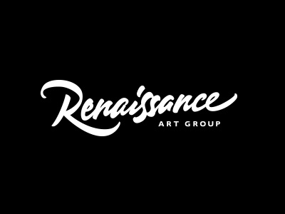 Renaissance branding calligraphy identity lettering logo typography