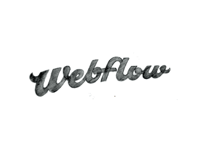 Webflow calligraphy design lettering logo typography webflow