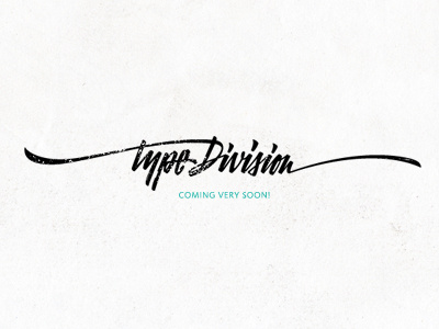 Type Division blog brush custom freestyle hand writing lettering logo type typography