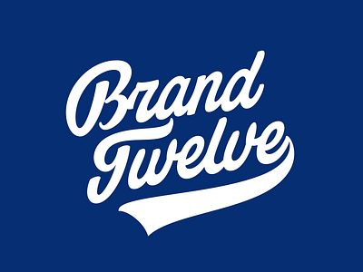Brand Twelve branding calligraphy custom hand drawn hand writing identity lettering logo logotype script typography леттеринг