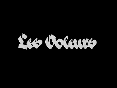 Les Voleurs calligraphy lesvoleurs lettering logo parallelpen pilot каллиграфия леттеринг лого логотип