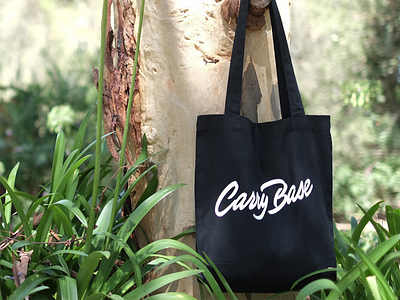 Carry Base bag calligraphy custom design identity lettering logo logotype tote typography