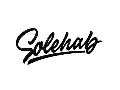 Solehab calligraphy custom design identity lettering logo logotype t shirt typography wear