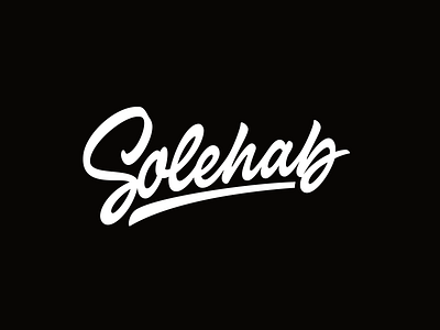 Solehab calligraphy clothing custom design identity lettering logo logotype t shirt typography wear лого