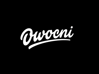 Owocni custom design identity lettering logo logotype owocni process sketch