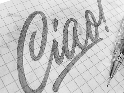 Ciao calligraphy ciao draft greetings lettering sketch sketching леттеринг приветствие