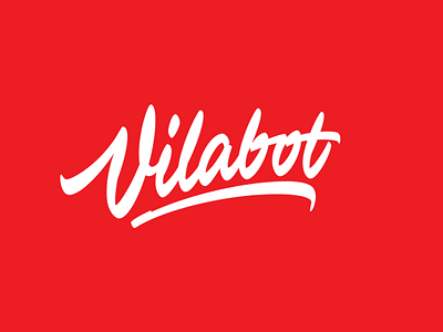 Vilabot brush pen brush pen script calligraphy clothing design lettering logo logotype typography vilabot wear