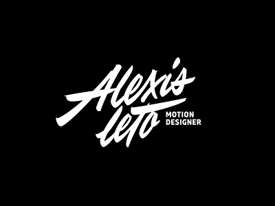 Alexis Leto brush script brushpen lettering brushpen logo brushpen script design lettering logo logotype script леттеринг лого логотип