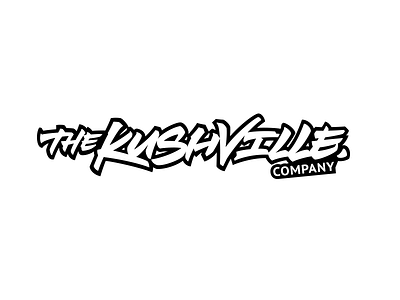 Kushville brush pen brushpen graffiti kushville lettering logo logotype urban