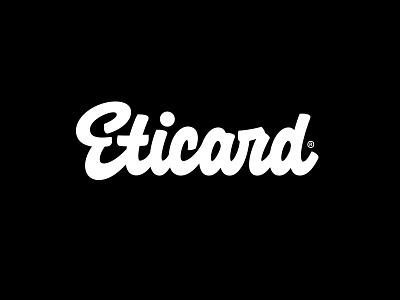 Eticard bold cursive eticard letter lettering letters logo logotype typographic леттеринг лого логотип