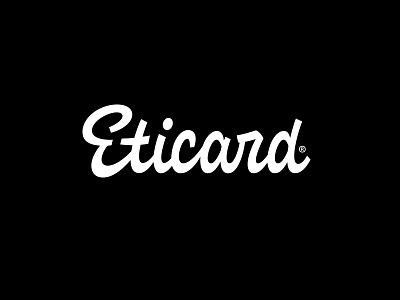 Eticard custom lettering eticard lettering logo logo design logotype typography