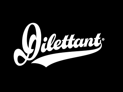 Dilettant bold design dilettant lettering logo logotype