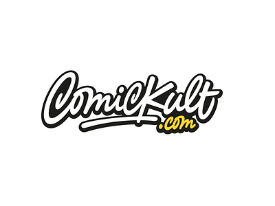 ComicKult.com comickult handdrawn lettering logo logotype smooth