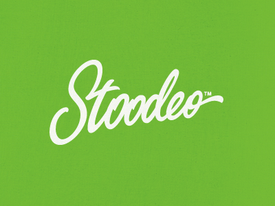 Stoodeo logo identity design studio lettering custom handwriting calligraphy typography script