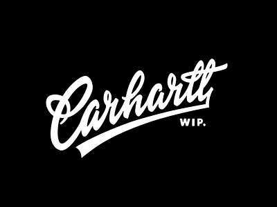 Carhartt 2018 authentic brush script carhartt carhartt wip classic custom lettering logo original retro