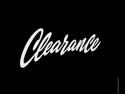 Clearance calligraphy clearance custom customlettering hand writing lettering logo logotype sale script typography vector