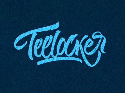Teelocker calligraphy custom hand drawn hand written lettering shirt t shirt tee