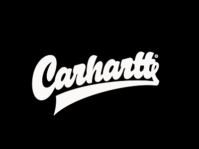 Carhartt apparel apparel logo bold carhartt carhartt-wip clothing custom lettering custom letters lettering logotype smooth wear