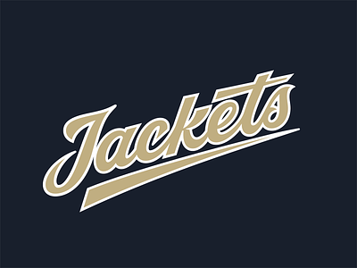 Yellow Jackets baseball georgia georgia tech jackets lettering sport sports lettering yellow jackets