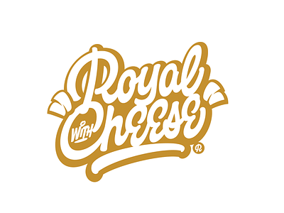 Royal with Cheese apparel art clothing graphicdesign lettering lettering logo logo logo design logotype wear