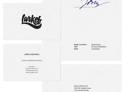 Larkef ID branding id identity larkef logo stationary