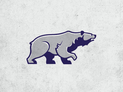 Bear bear illustration logo