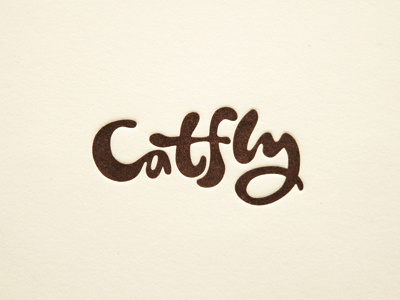 Catfly catfly illustrator lettering logo typography