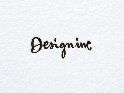Design inc. black calligraphy designinc lettering typography