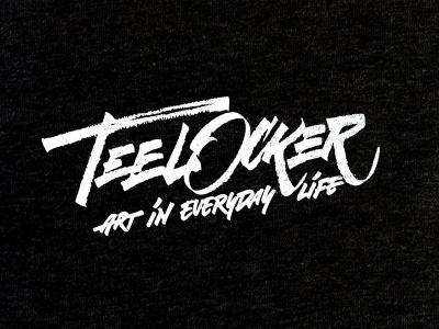 Teelocker calligraphy clothes custom handwriting lettering sketches t shirt tee wear writing