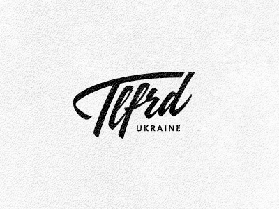 Tlfrd Ukraine brand identity calligraphic custom hand drawing handwriting id identity lettering logo typography writing