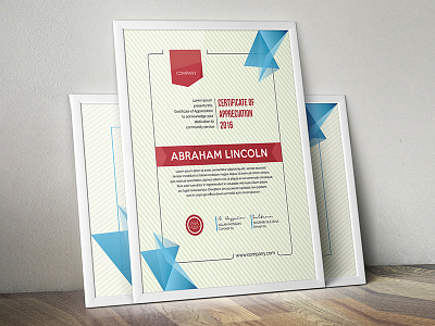 Multipurpose Certificate GD040 achievement award certificate classical clean company corporate decorative diploma frame gift voucher