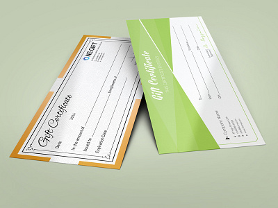 Simple Gift Certificate GD008