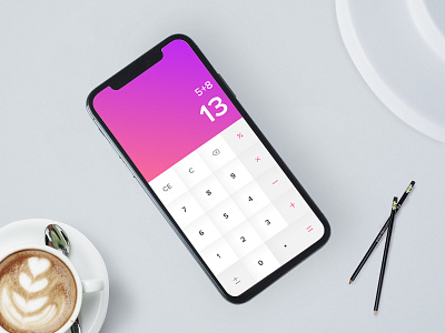 Calculator calculator gradients graphics interactiveui ui ux